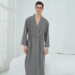 Sauna Clothes Women Thin Robe Long Couple Home Wear Hotel Bathrobe - Quality Home Clothing| Beauty