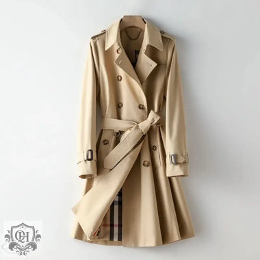 Element Trench Coat Women Long Commuting Elegant All Matching British Spring Autumn Coat Women - Quality Home Clothing| Beauty