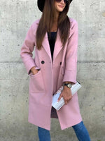 Woolen Blazer Pocket Coat Women - QH Clothing