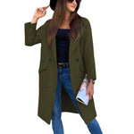 Woolen Blazer Pocket Coat Women - QH Clothing