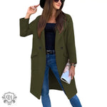 Woolen Blazer Pocket Coat Women - QH Clothing