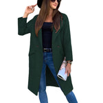 Woolen Blazer Pocket Coat Women - QH Clothing