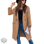 Woolen Blazer Pocket Coat Women - QH Clothing