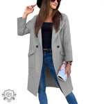 Woolen Blazer Pocket Coat Women - QH Clothing