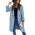 Woolen Blazer Pocket Coat Women - QH Clothing