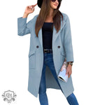 Woolen Blazer Pocket Coat Women - QH Clothing