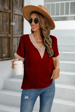 Women Clothing Popular V Neck Shirt Women Shirt Top - Quality Home Clothing| Beauty