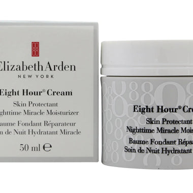 Elizabeth Arden Eight Hour Cream Skin Protectant Nighttime Miracle Moisturiser 50ml - QH Clothing | Beauty