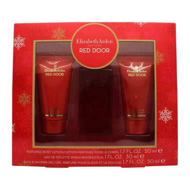 Elizabeth Arden Red Door Gift Set 30ml EDT + 50ml Perfumed Body Lotion + 50ml Bath & Shower Gel - QH Clothing | Beauty