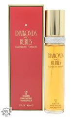 Elizabeth Taylor Diamonds & Rubies Eau de Toilette 50ml Spray showcasing luxury fragrance