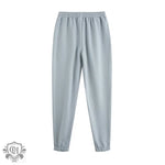 Embroidered Elastic Waist Sweatpants - QH Clothing