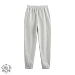 Embroidered Elastic Waist Sweatpants - QH Clothing