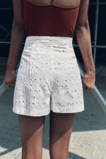 High Waist Embroidered Summer Shorts - QH Clothing