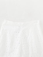 High Waist Embroidered Summer Shorts - QH Clothing