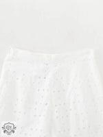 High Waist Embroidered Summer Shorts - QH Clothing