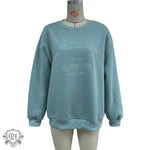 Embroidered Fleece Pullover Sweater - QH Clothing