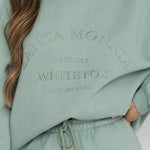 Embroidered Fleece Pullover Sweater - QH Clothing