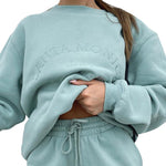 Embroidered Fleece Pullover Sweater - QH Clothing