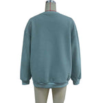 Embroidered Fleece Pullover Sweater - QH Clothing