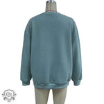 Embroidered Fleece Pullover Sweater - QH Clothing