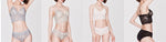 Embroidery Lace Wireless Bra Set - Clothing