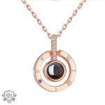 The Enchanting Projection Circle Necklace -  QH Clothing