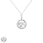 Elegant Diamond-Encrusted Tree of Life Necklace Pendant for Mother's Day -  QH Clothing