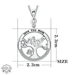 Elegant Diamond-Encrusted Tree of Life Necklace Pendant for Mother's Day -  QH Clothing