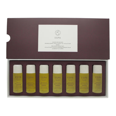 Espa Signature Blends Aromatherapy Bath & Body Oil Collection 7 x 15ml - Shower & Body Care