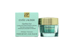 Estée Lauder DayWear Cooling Eye Gel Cream in teal jar and mint box for bright eyes