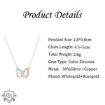 Eternal Love Diamond Heart Necklace -  QH Clothing