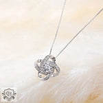 Eternal Star Diamond-Encrusted Gift Box Pendant Necklace -  QH Clothing