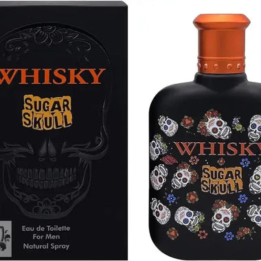 Evaflor Whisky Sugar Skull Eau de Toilette 100ml Spray - QH Clothing