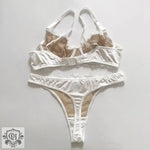 Eyelash Lace Bra Set - Clothing