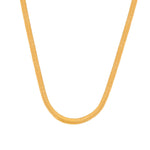 18K gold fashionable simple spiral pattern and gemstone design versatile necklace - QH Clothing