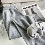 Thickened Fleece Lined Casual Sweatpants - QH Clothing