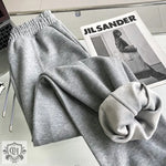 Thickened Fleece Lined Casual Sweatpants - QH Clothing