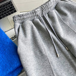 Thickened Fleece Lined Casual Sweatpants - QH Clothing