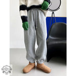 Thickened Fleece Lined Casual Sweatpants - QH Clothing