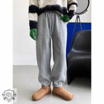 Thickened Fleece Lined Casual Sweatpants - QH Clothing