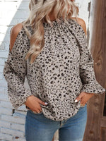 Floral Chiffon Ruffle Blouse - QH Clothing