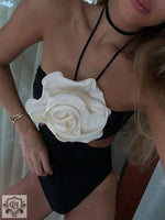 Boho Floral Cutout Swimsuit - QH Clothing