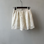 Floral Embroidery Top & Shorts Set - Clothing