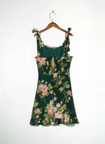 Floral Print A-Line Summer Dress - QH Clothing