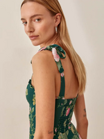 Floral Print A-Line Summer Dress - QH Clothing