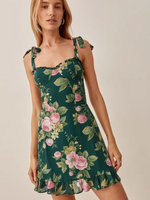 Floral Print A-Line Summer Dress - QH Clothing