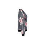 Floral Print Sweatshirt for Autumn - QH Clothing