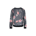 Floral Print Sweatshirt for Autumn - QH Clothing