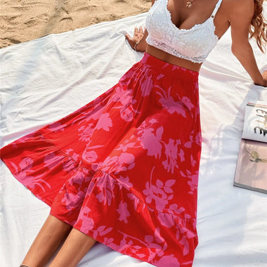 Women Clothing Printing Smocking Skirt - Quality Home Clothing| Beauty