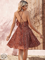 Summer Floral Strap Dress Sexy Backless Slim Women Dress - Quality Home Clothing| Beauty